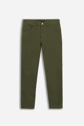PANTALONE 5 TASCHE BASIC VERDE MILITARE